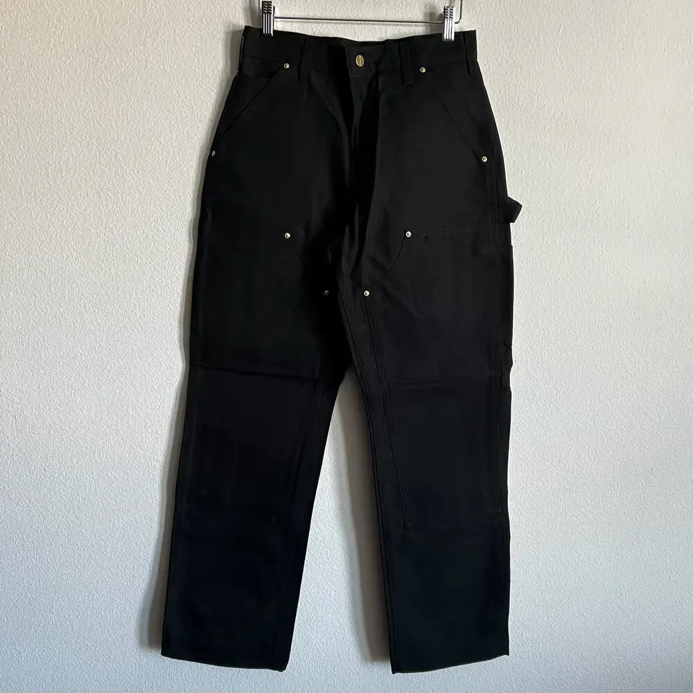 Carhartt B01 BLK black NWT double knee work wear carpenter pants